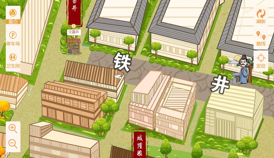 新华智慧景区：手绘地图与语音导览的完美融合